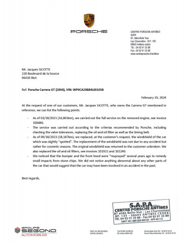 CGT WP0CA29884L001058 translation